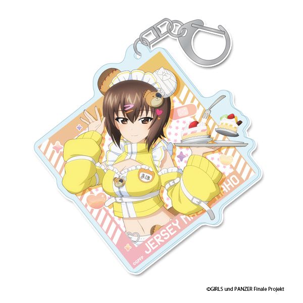 ガールズ＆パンツァー 最終章 描き下ろし アクリルキーホルダー【西住まほ】ジャージメイドver.
