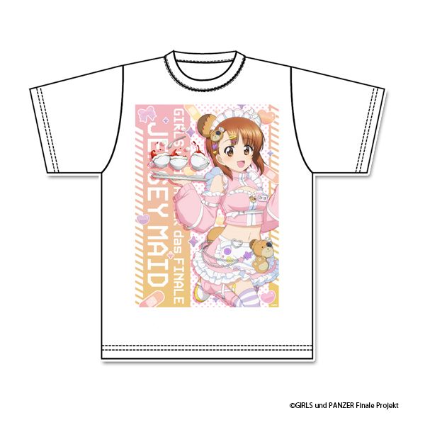 ガールズ＆パンツァー 最終章 描き下ろし グラフィックTシャツ【西住みほ】ジャージメイドver.