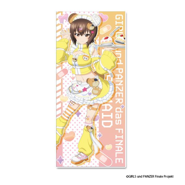 ガールズ＆パンツァー 最終章 描き下ろし スポーツタオル【西住まほ】ジャージメイドver.