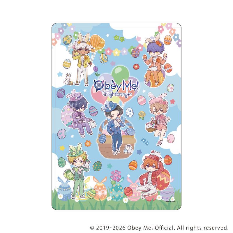 キャラクリアケース「Obey Me! Nightbringer」16/イースターver.(レトロアートイラスト)