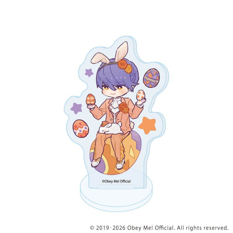 アクリルぷちスタンド「Obey Me! Nightbringer」22/イースターver.コンプリートセット(全7種)(レトロアートイラスト)