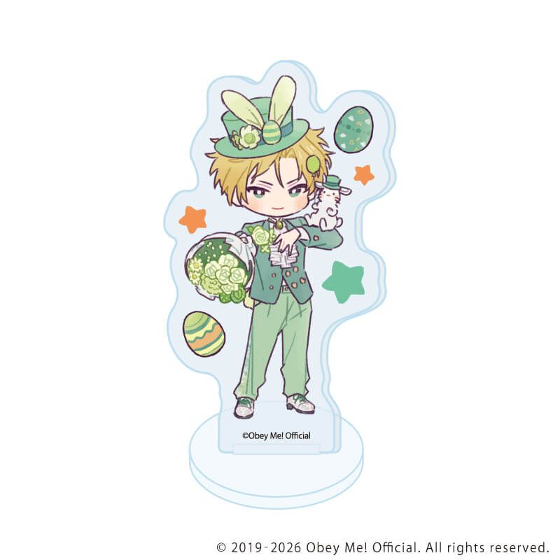 アクリルぷちスタンド「Obey Me! Nightbringer」22/イースターver.コンプリートセット(全7種)(レトロアートイラスト)