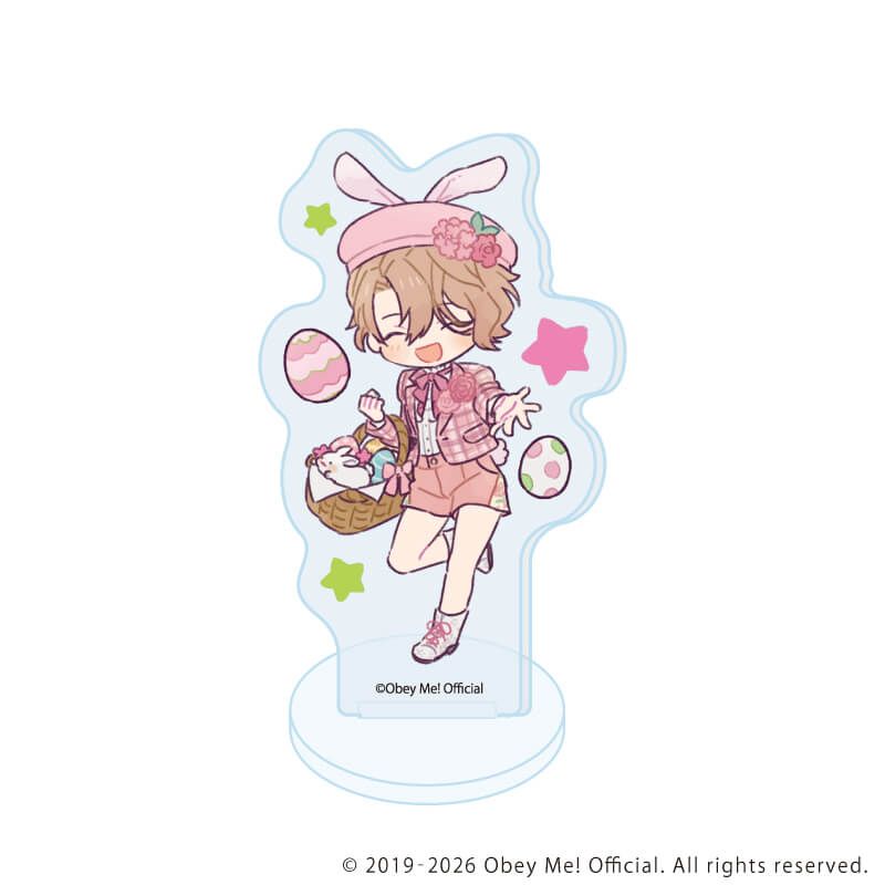 アクリルぷちスタンド「Obey Me! Nightbringer」22/イースターver.コンプリートセット(全7種)(レトロアートイラスト)