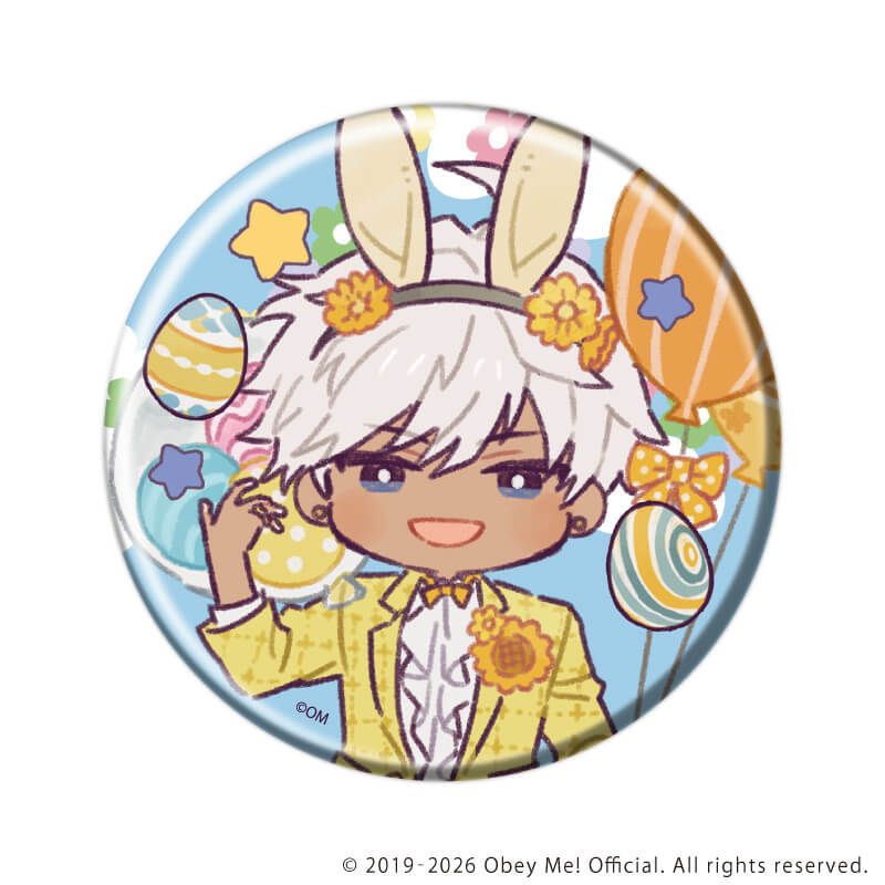 缶バッジ「Obey Me! Nightbringer」47/イースターver.コンプリートセット(全7種)(レトロアートイラスト)