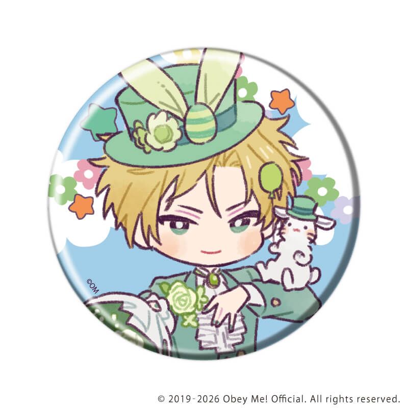 缶バッジ「Obey Me! Nightbringer」47/イースターver.コンプリートセット(全7種)(レトロアートイラスト)