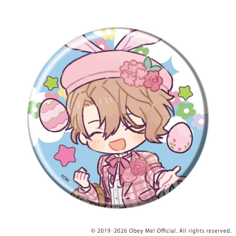 缶バッジ「Obey Me! Nightbringer」47/イースターver.コンプリートセット(全7種)(レトロアートイラスト)