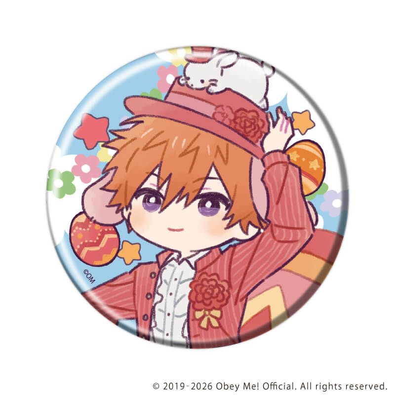 缶バッジ「Obey Me! Nightbringer」47/イースターver.コンプリートセット(全7種)(レトロアートイラスト)