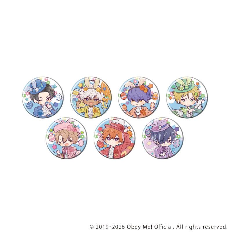 缶バッジ「Obey Me! Nightbringer」47/イースターver.ブラインド(7種)(レトロアートイラスト)
