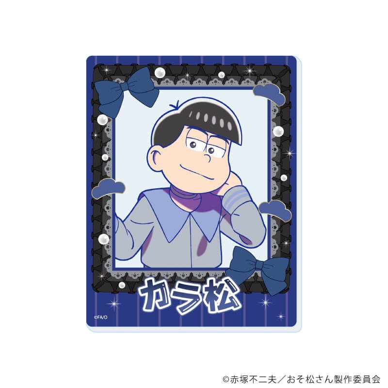 アクリルカード「おそ松さん」01/和風セーラーver. ブラインド(6種)(描き下ろしイラスト)