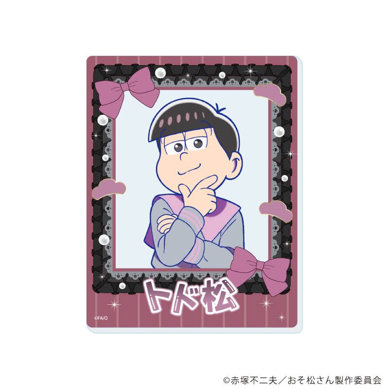 アクリルカード「おそ松さん」01/和風セーラーver. ブラインド(6種)(描き下ろしイラスト)