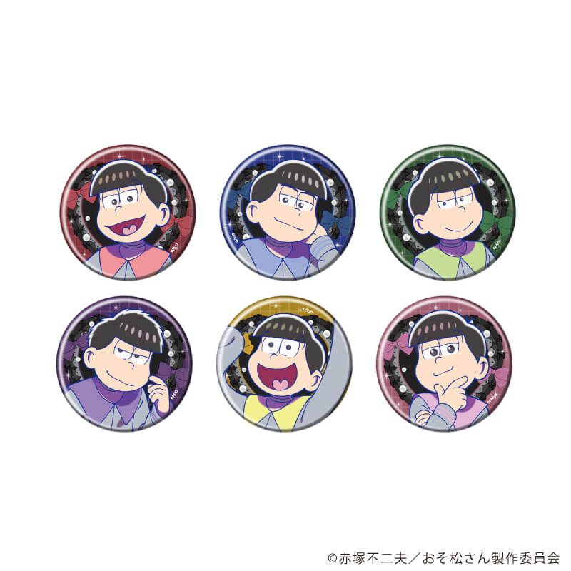 缶バッジ「おそ松さん」05/和風セーラーver. ブラインド(6種)(描き下ろしイラスト)