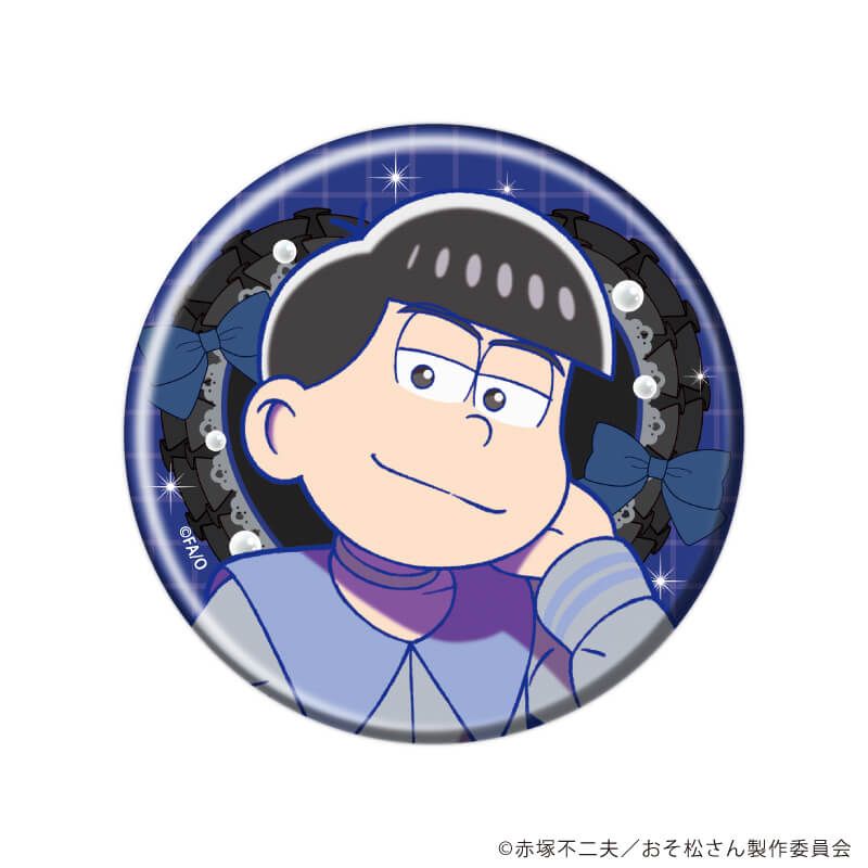 缶バッジ「おそ松さん」05/和風セーラーver. ブラインド(6種)(描き下ろしイラスト)