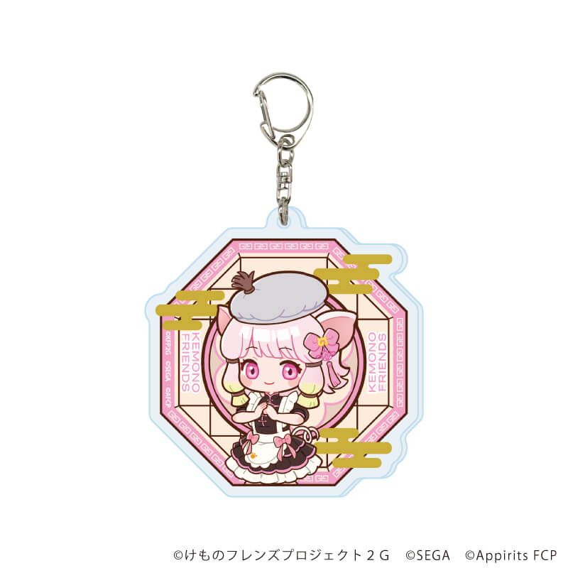 アクリルキーホルダー「けものフレンズ3」05/チャイナメイドver. コンプリートセット(全8種)(POP Artイラスト)