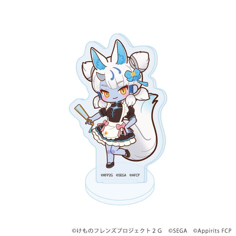 アクリルぷちスタンド「けものフレンズ3」03/チャイナメイドver. ブラインド(8種)(POP Artイラスト)