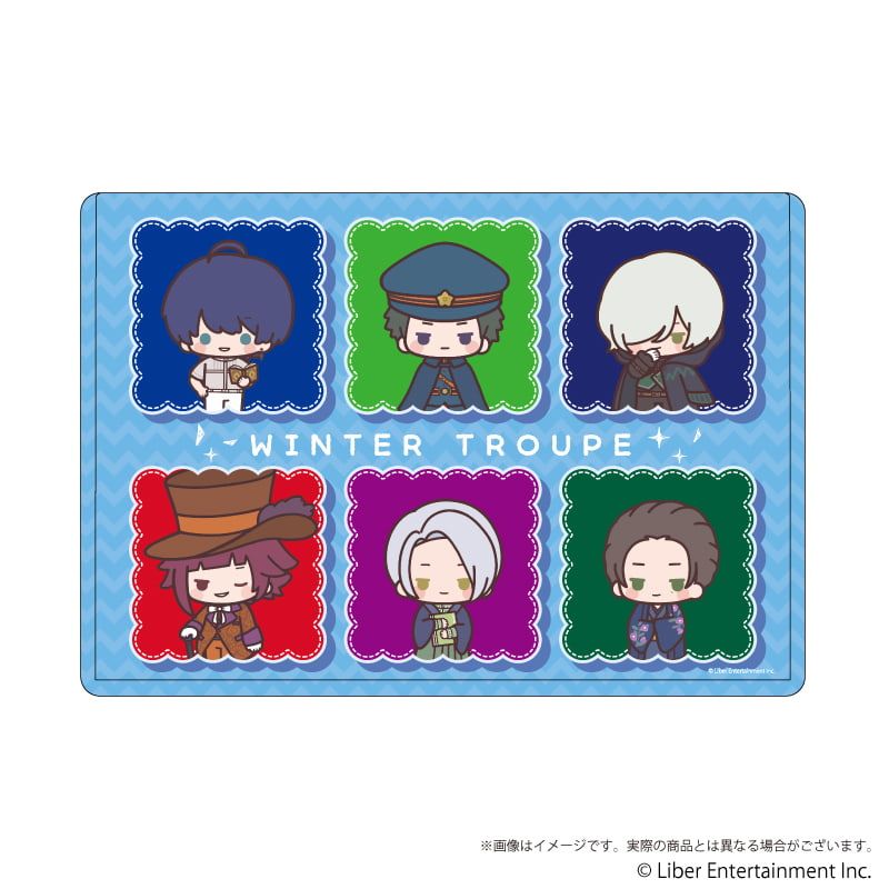 キャラクリアケース『A3!』04/冬組(ミニキャライラスト)