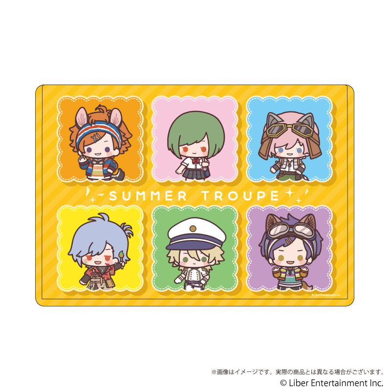 キャラクリアケース『A3!』02/夏組(ミニキャライラスト)