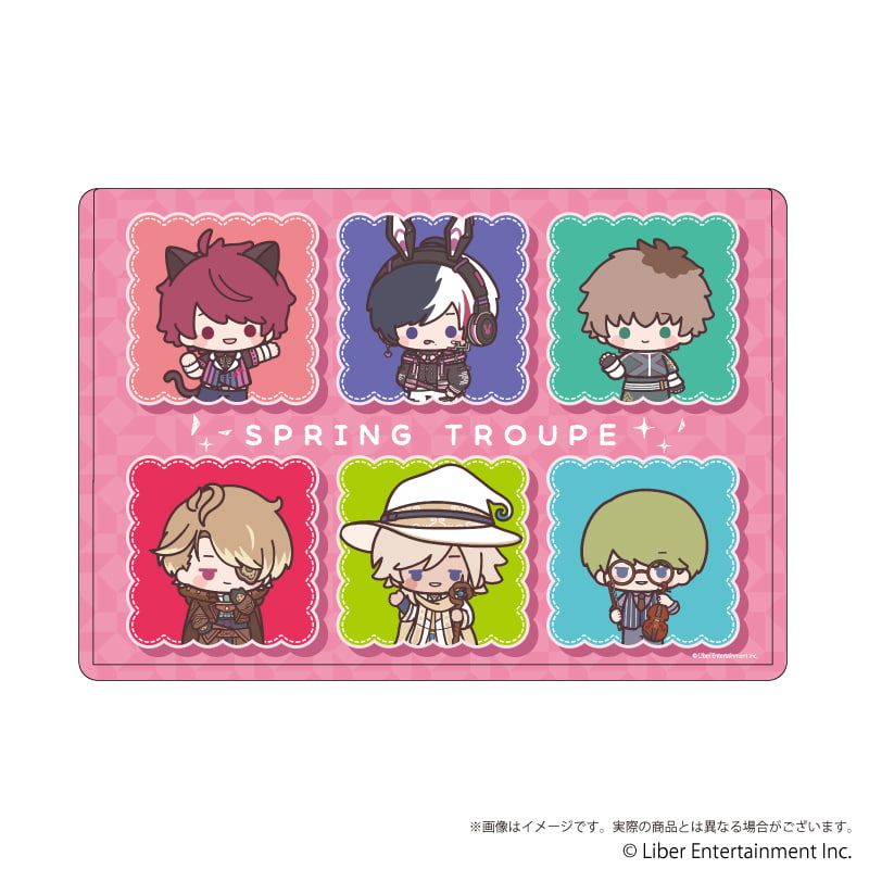 キャラクリアケース『A3!』01/春組(ミニキャライラスト)