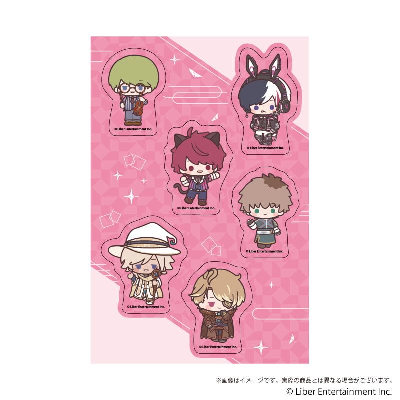 PETANTシール『A3!』01/春組(ミニキャライラスト)