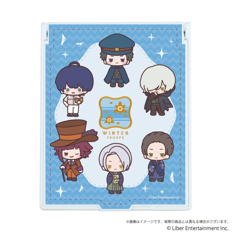 コンパクトミラー『A3!』04/冬組(ミニキャライラスト)