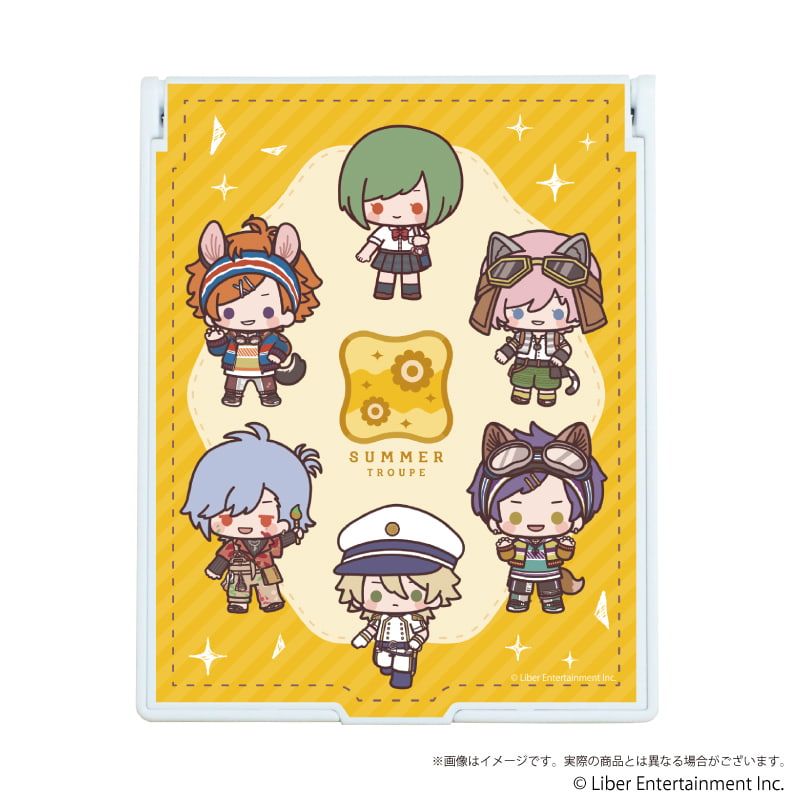 コンパクトミラー『A3!』02/夏組(ミニキャライラスト)