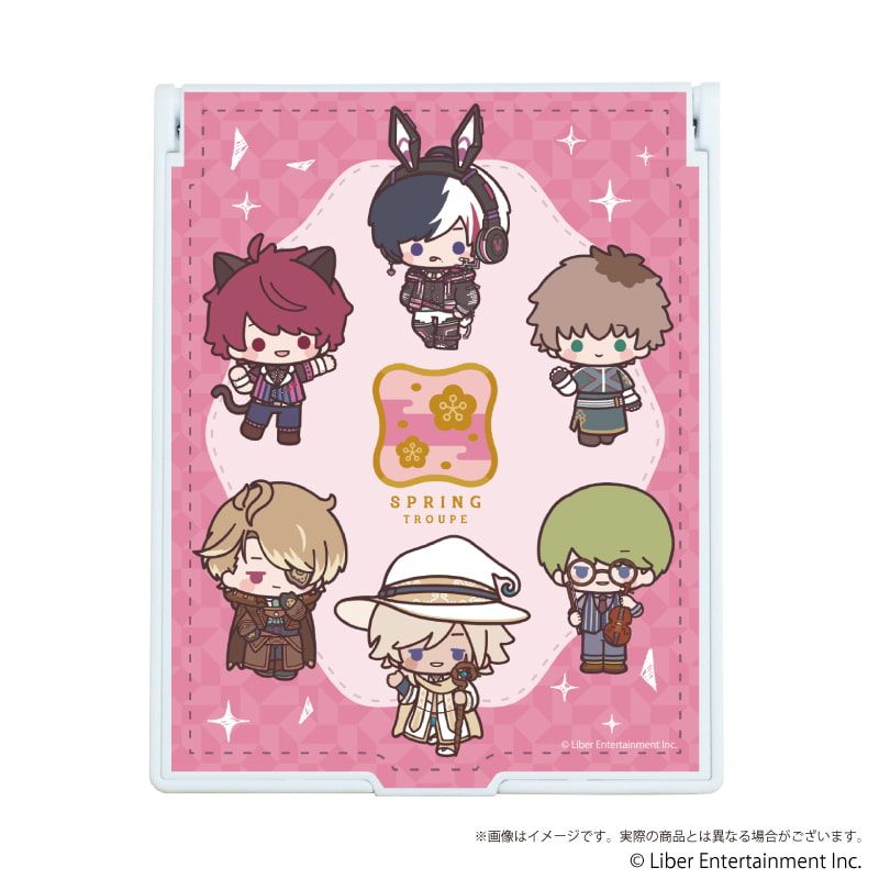 コンパクトミラー『A3!』01/春組(ミニキャライラスト)