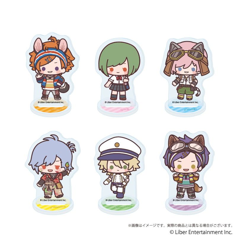 アクリルぷちスタンド『A3!』02/ブラインド(6種)(ミニキャライラスト)