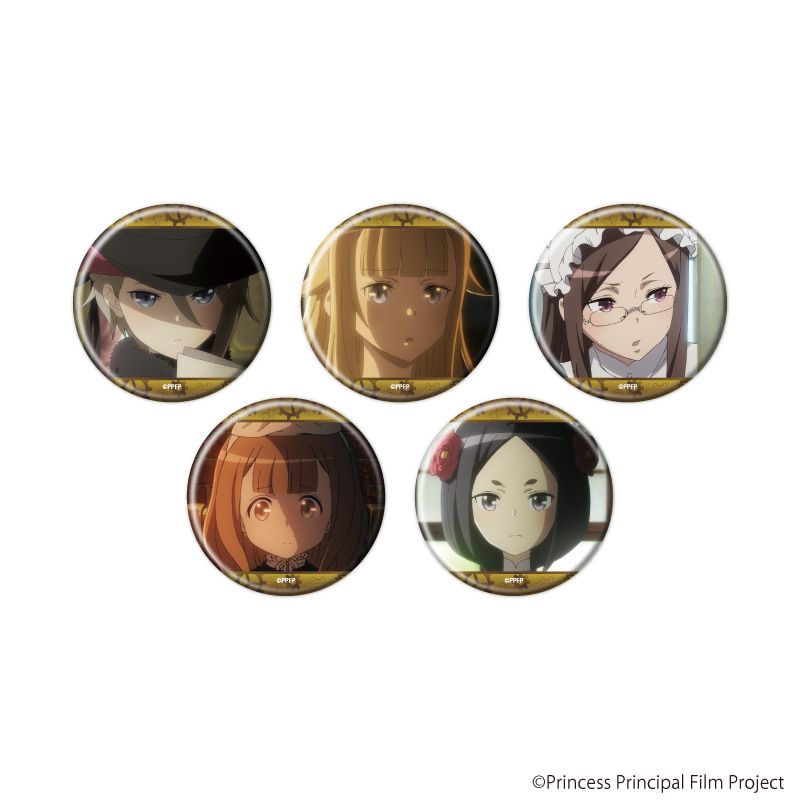 缶バッジ「プリンセス・プリンシパル Crown Handler」03/トレーディング(5種)(場面写イラスト)
