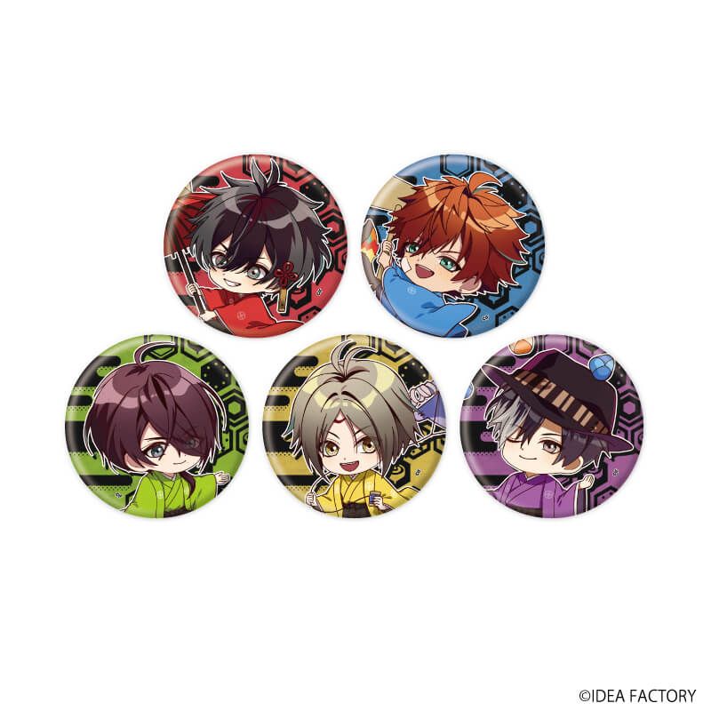 缶バッジ「天獄ストラグル」01/昔遊びver. ブラインド(5種)(ミニキャライラスト)