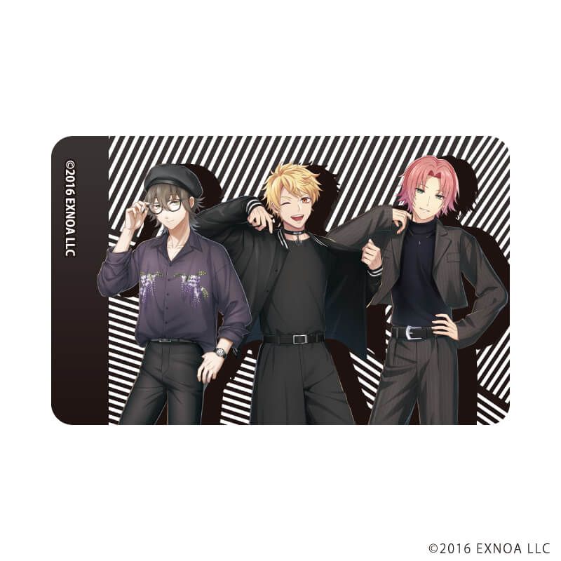 PIICA(R)「文豪とアルケミスト」01/集合デザイン ブラックコーデver.(描き起こしイラスト)