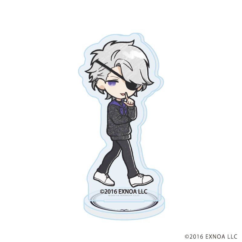 アクリルぷちスタンド「文豪とアルケミスト」25/ブラックコーデver. ブラインド(10種)(グラフアートイラスト)