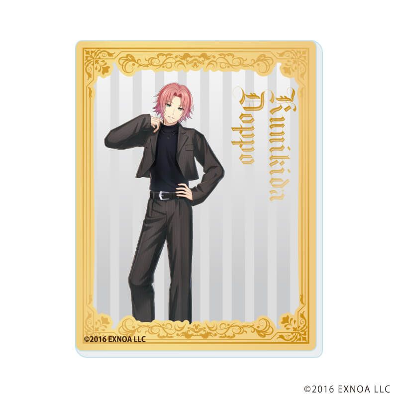 アクリルカード「文豪とアルケミスト」34/ブラックコーデver. ブラインド(6種)(描き起こしイラスト)