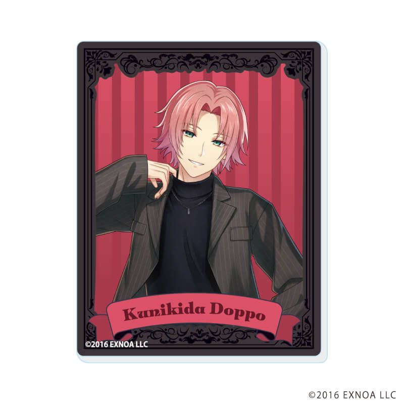 アクリルカード「文豪とアルケミスト」34/ブラックコーデver. ブラインド(6種)(描き起こしイラスト)