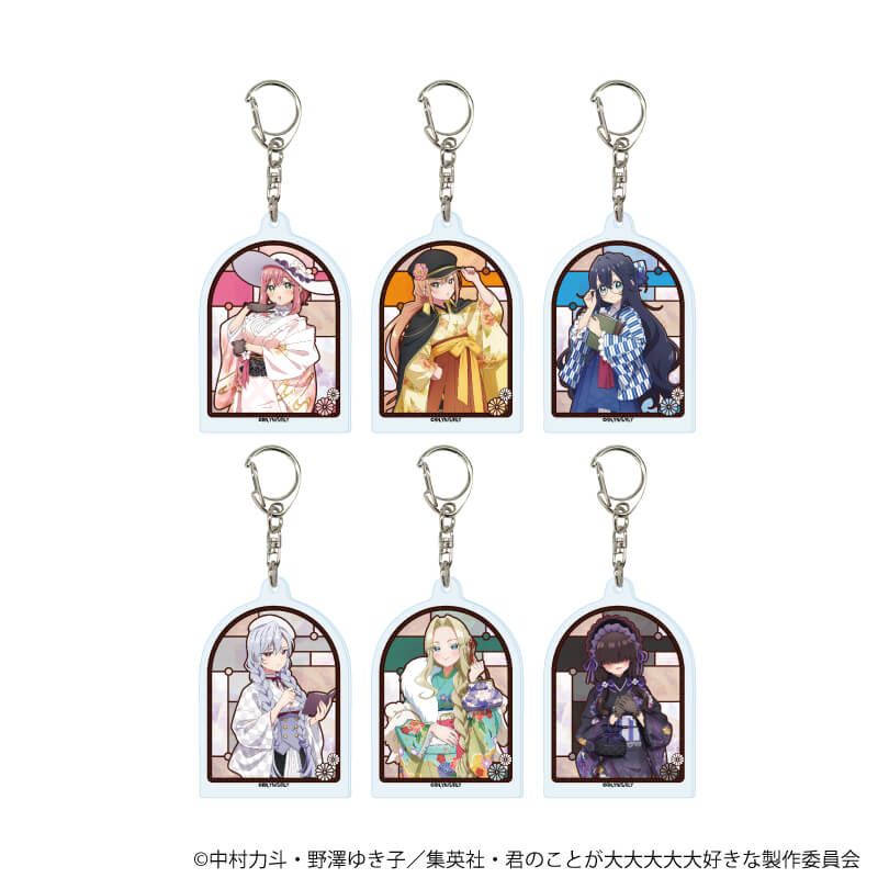 アクリルキーホルダー「君のことが大大大大大好きな100人の彼女」10/トレーディング(6種)(描き下ろしイラスト)