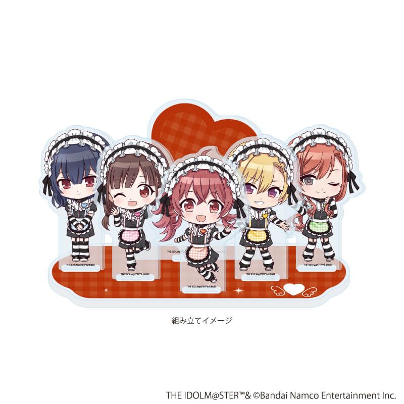 アクリルジオラマ「アイドルマスター シャイニーカラーズ」12/283プロ 放課後クライマックスガールズ 黒色天使ver.(ミニキャライラスト)