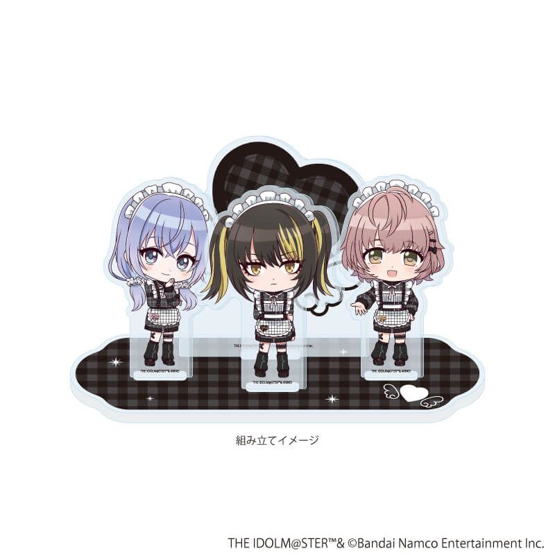 アクリルジオラマ「アイドルマスター シャイニーカラーズ」11/283プロ コメティック 黒色天使ver.(ミニキャライラスト)