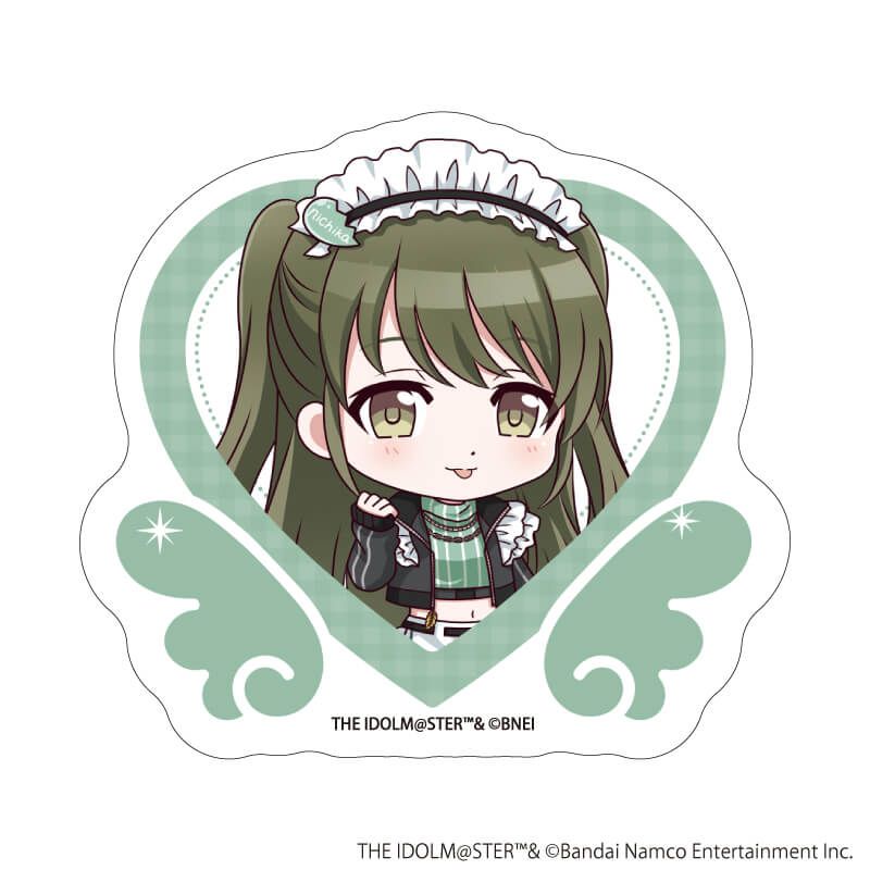 ダイカットステッカー「アイドルマスター シャイニーカラーズ」56/七草にちか 黒色天使ver.(ミニキャライラスト)