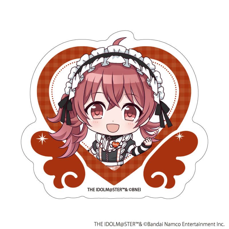 ダイカットステッカー「アイドルマスター シャイニーカラーズ」51/小宮果穂 黒色天使ver.(ミニキャライラスト)