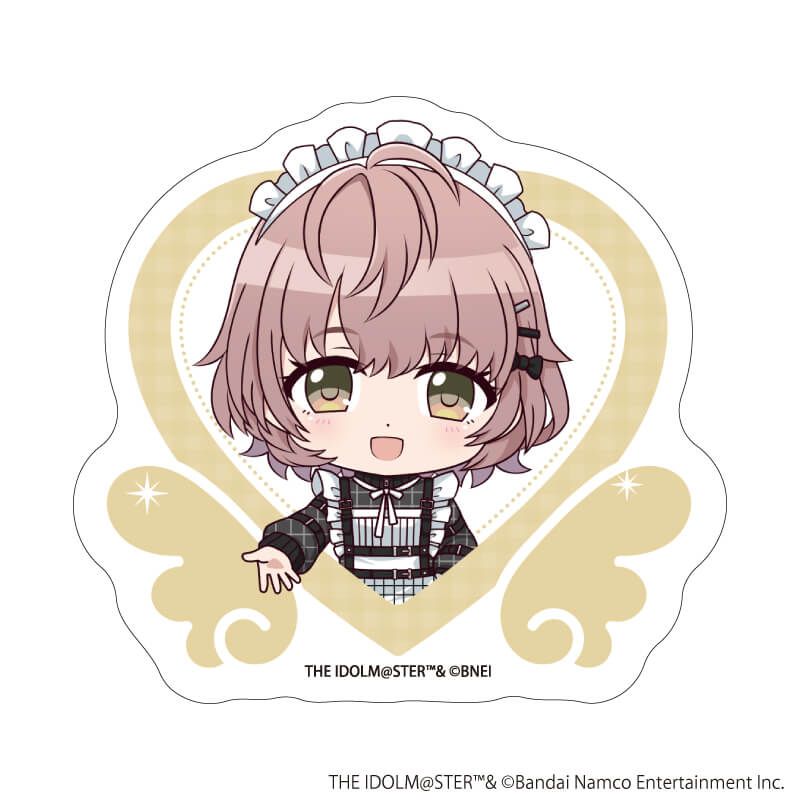 ダイカットステッカー「アイドルマスター シャイニーカラーズ」50/郁田はるき 黒色天使ver.(ミニキャライラスト)