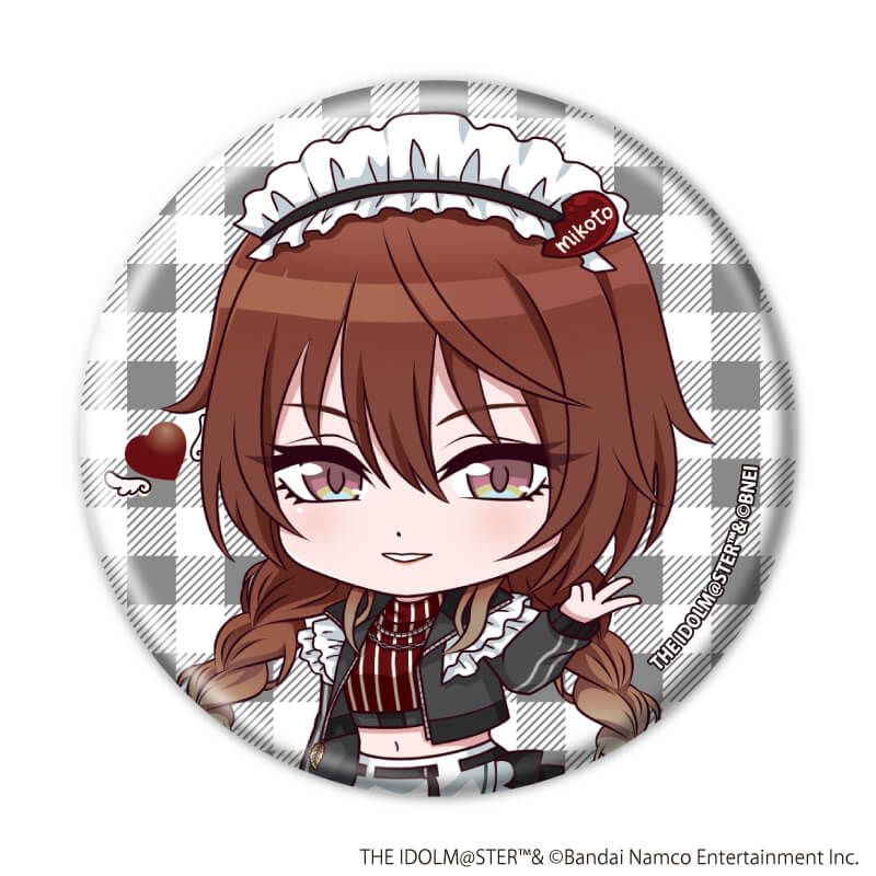 缶バッジ「アイドルマスター シャイニーカラーズ」11/黒色天使ver. コンプリートセット(全10種)(ミニキャライラスト)