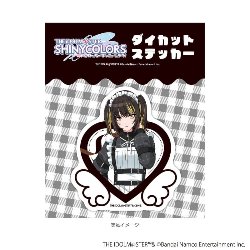 ダイカットステッカー「アイドルマスター シャイニーカラーズ」45/斑鳩ルカ 黒色天使ver.(描き下ろしイラスト)