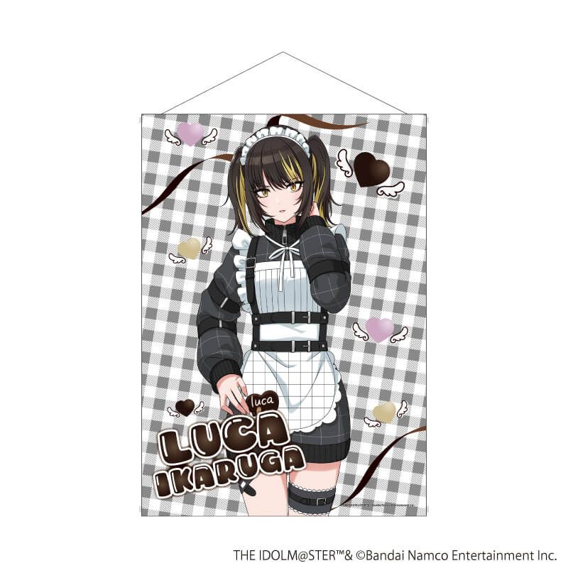 B2縦タペストリー「アイドルマスター シャイニーカラーズ」07/斑鳩ルカ 黒色天使ver.(描き下ろしイラスト)