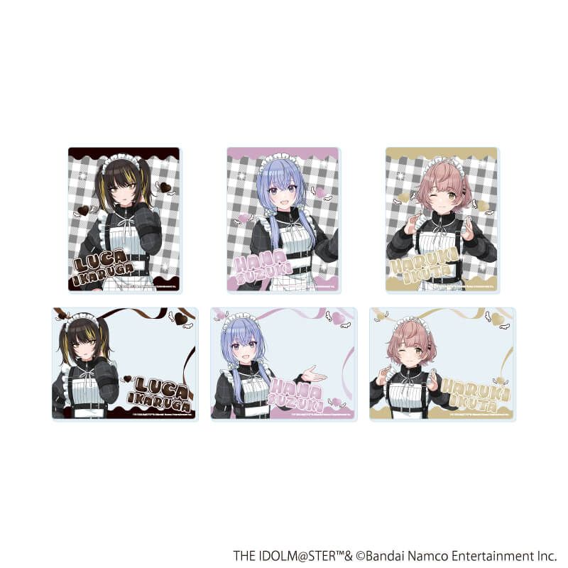 アクリルカード「アイドルマスター シャイニーカラーズ」08/黒色天使ver. コンプリートセット(全6種)(描き下ろしイラスト)