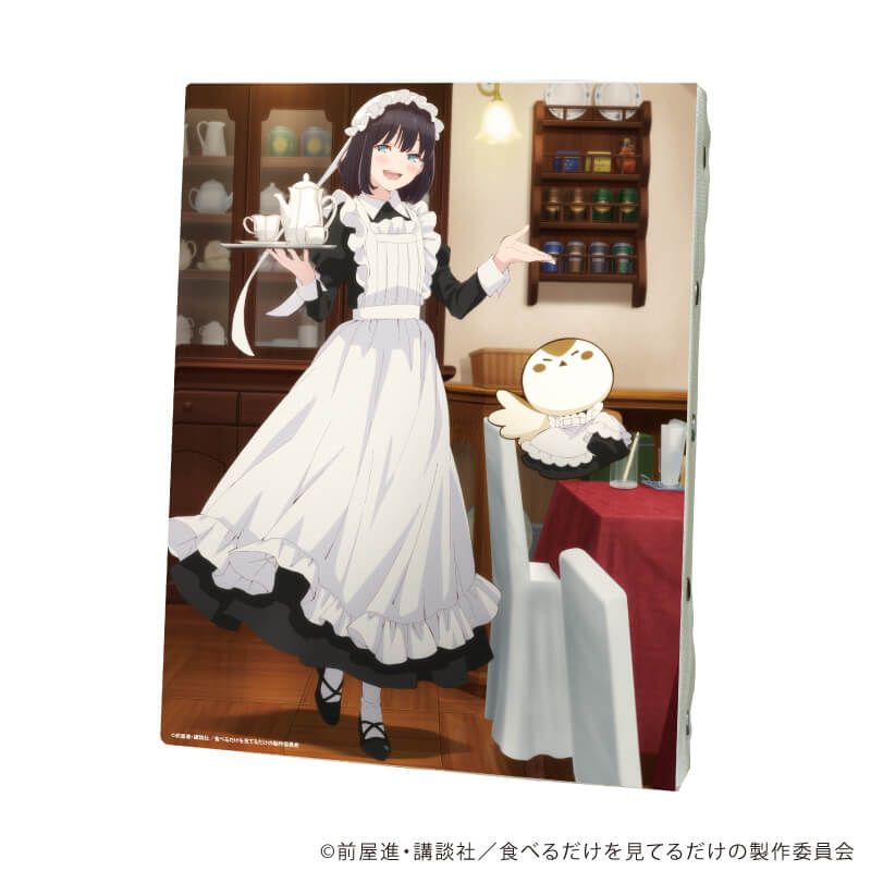 キャンバスボード「TVアニメ『メイドさんは食べるだけ』」01/A(描き下ろしイラスト)