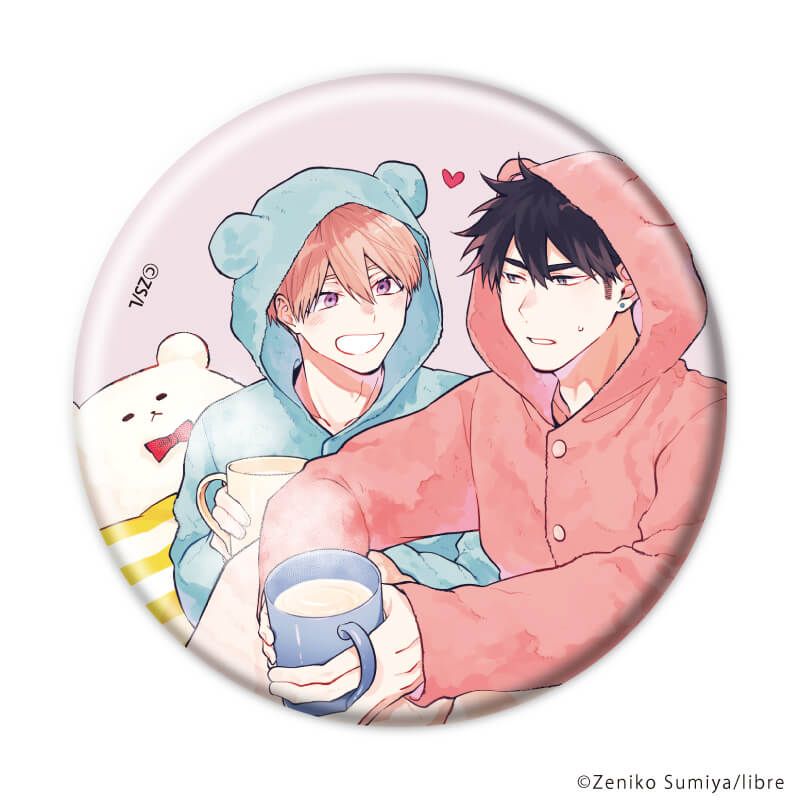 缶バッジ「息できないのは君のせい」02/ブラインド(6種)(公式&描き下ろしイラスト)