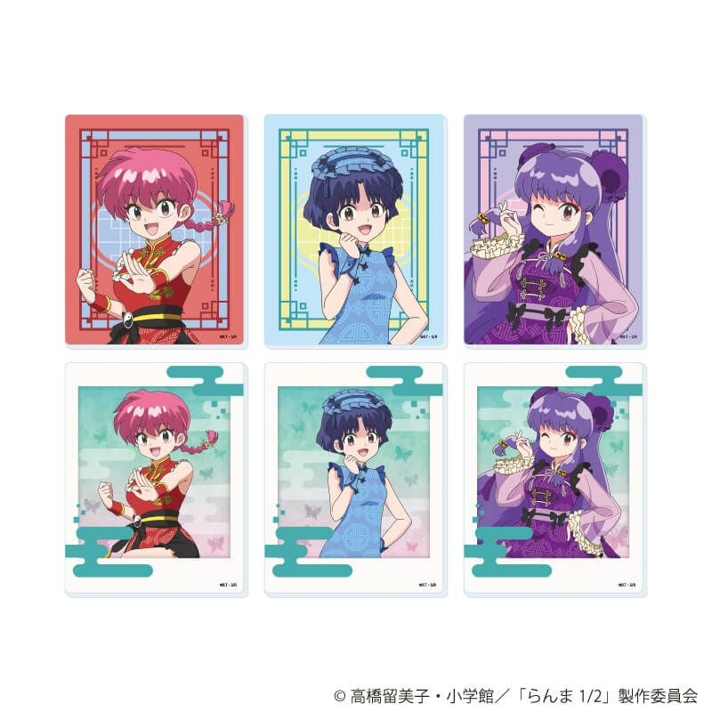 アクリルカード『TVアニメ「らんま1/2」』01/コンプリートセット(全6種)(描き下ろしイラスト)