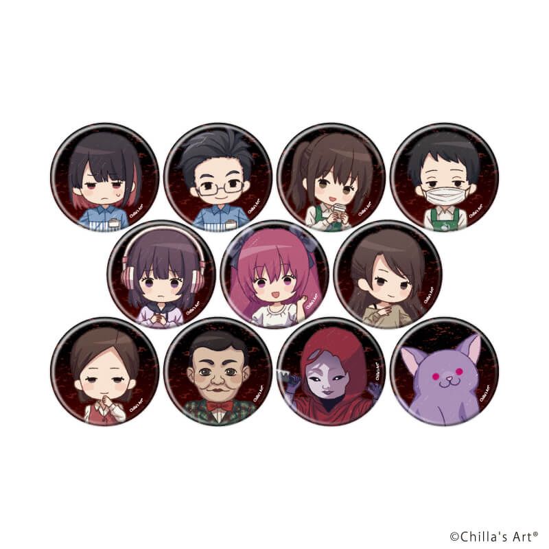 缶バッジ「Chilla’s Art」01/コンプリートセット(全11種)(グラフアートイラスト)