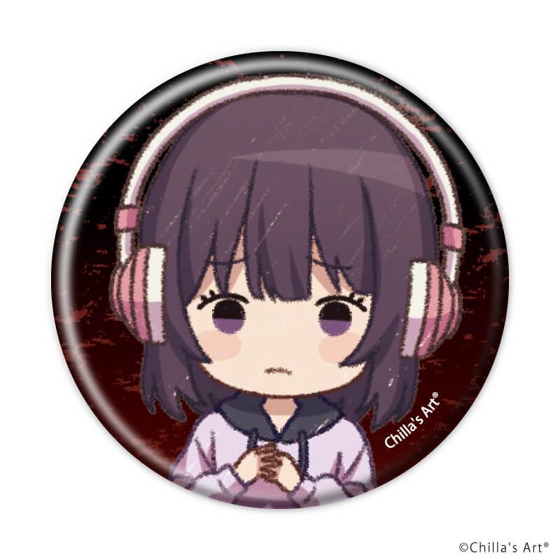 缶バッジ「Chilla’s Art」01/ブラインド(11種)(グラフアートイラスト)