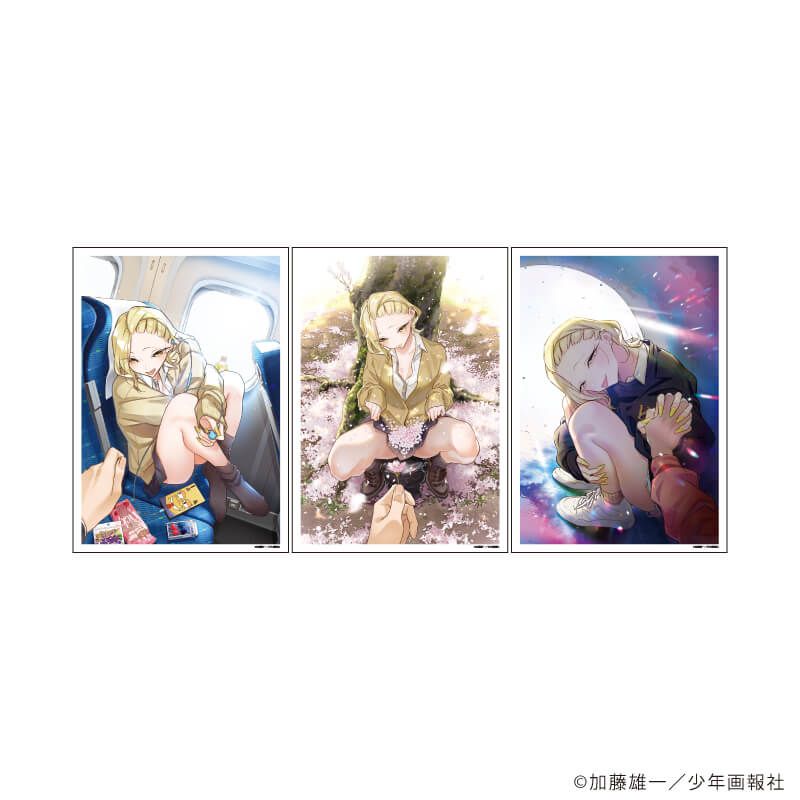 REPLICA GENGA 3枚セット「やんちゃギャルの安城さん」01/A(公式イラスト)