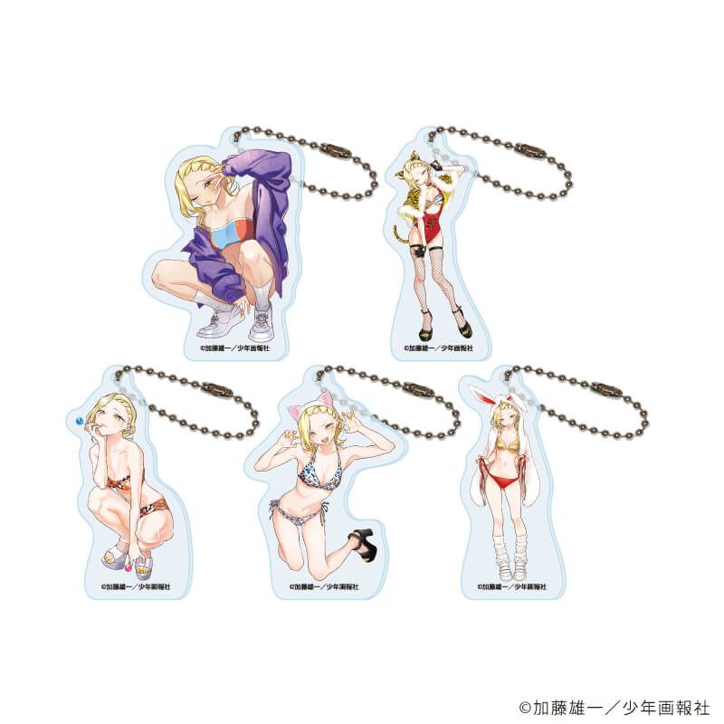 アクリルキーホルダー「やんちゃギャルの安城さん」01/コンプリートセット(全5種)(公式イラスト)
