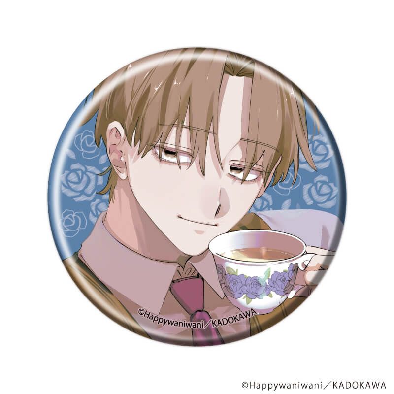 缶バッジ「忠犬部下とツンデレ少尉」01/ブラインド(5種)(描き下ろしイラスト)